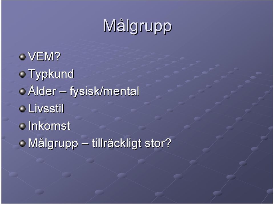 fysisk/mental