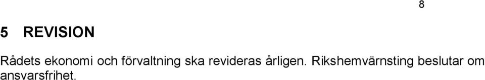 revideras årligen.