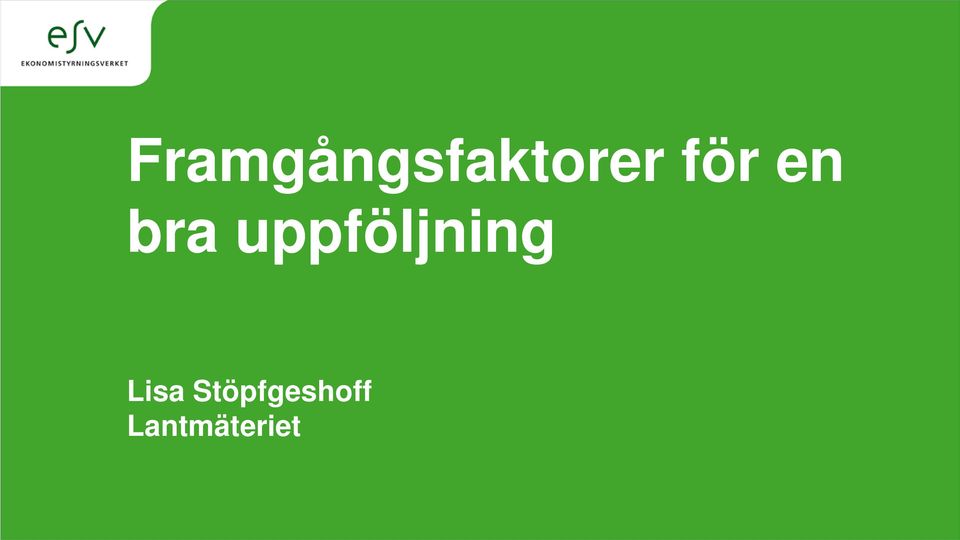 uppföljning Lisa