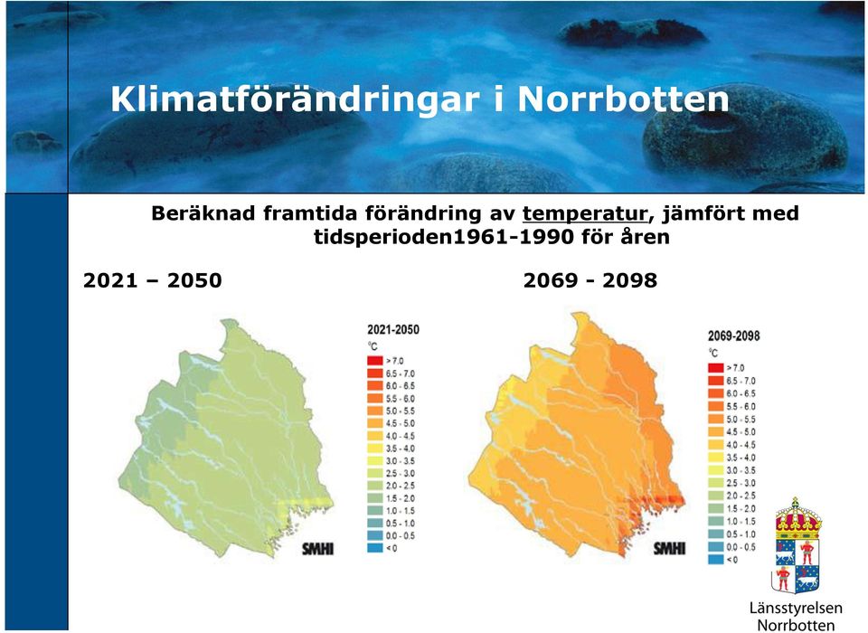 temperatur, jämfört med