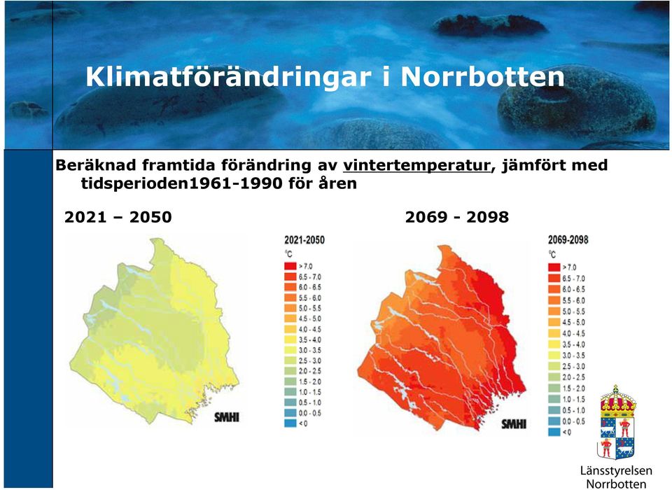 vintertemperatur, jämfört med