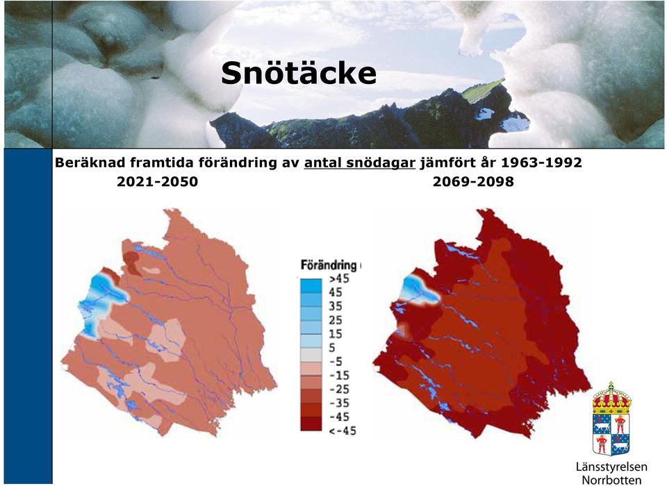 antal snödagar jämfört