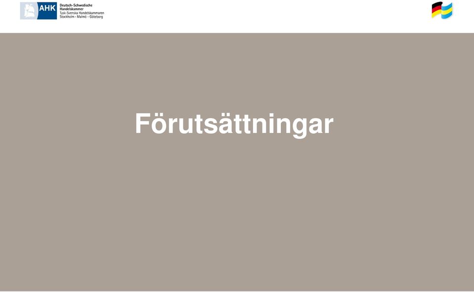 affärsmöjligheter i Tyskland