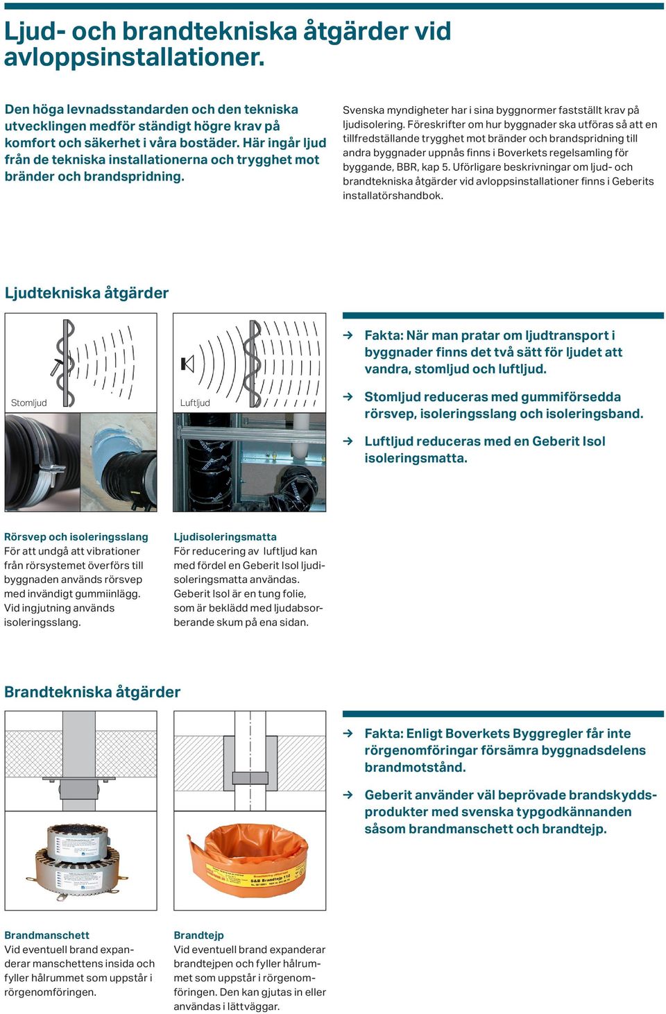 Föreskrifter om hur byggnader ska utföras så att en tillfredställande trygghet mot bränder och brandspridning till andra byggnader uppnås finns i Boverkets regelsamling för byggande, BBR, kap 5.