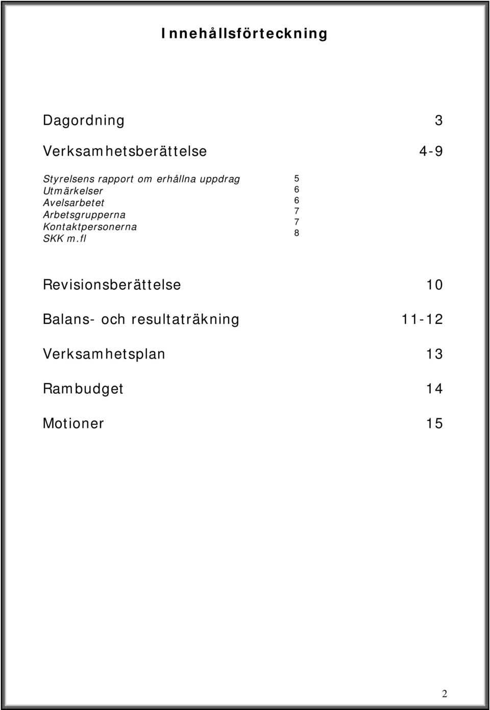 Kontaktpersonerna SKK m.