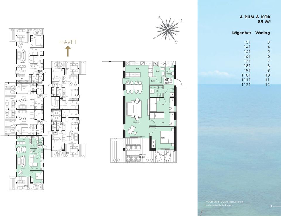 8 191 9 1101 10 1111 11 1121 balkon 12 balkon balkon dusc dusc balkon balkon