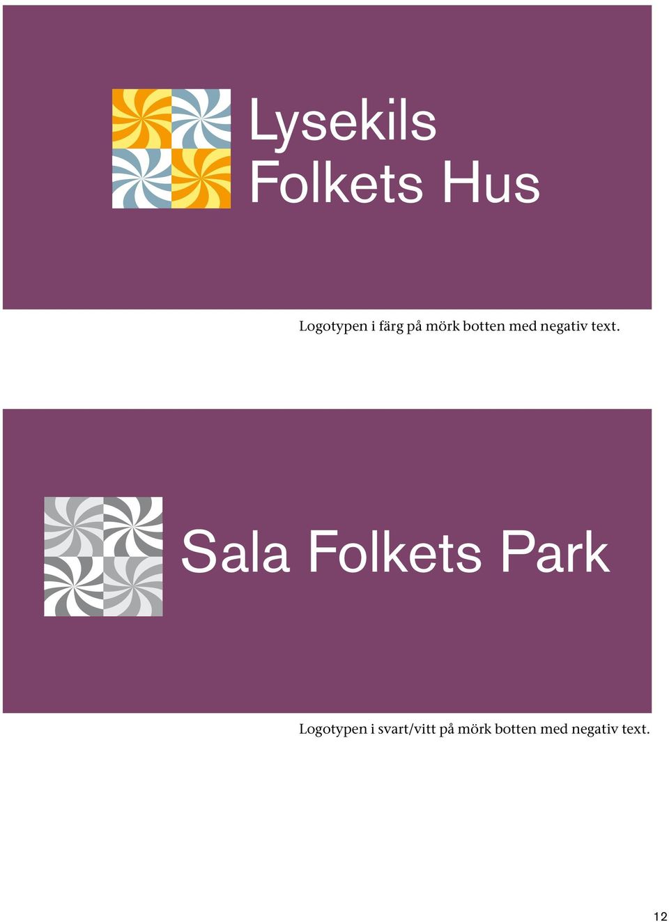 Sala Folkets Park Logotypen i