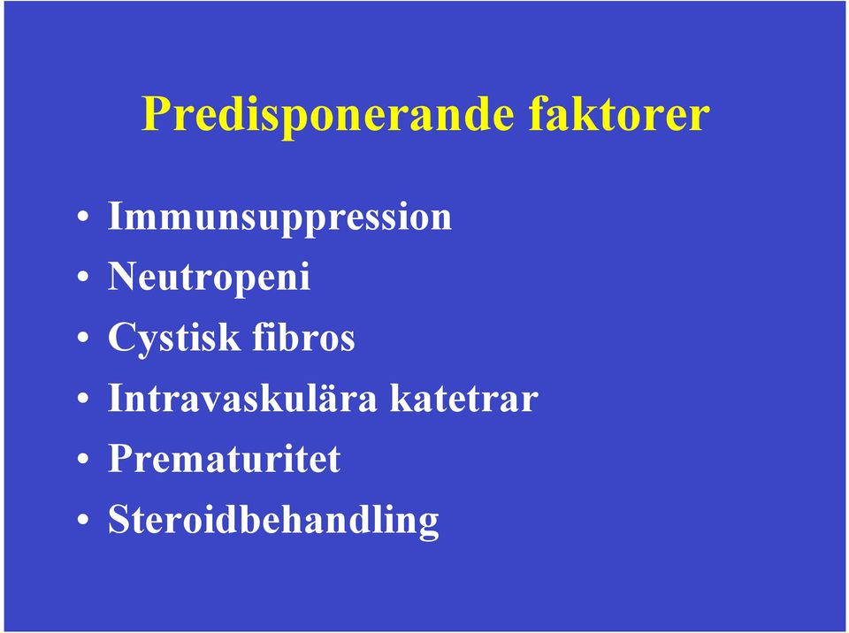 Cystisk fibros!