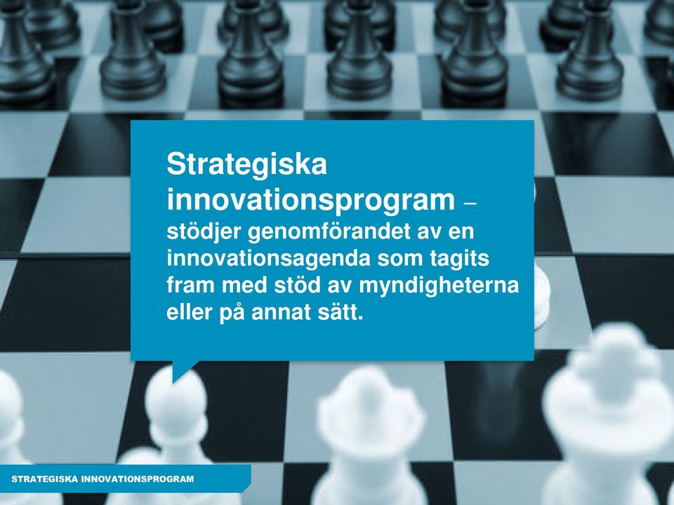 innovationsagenda som tagits fram