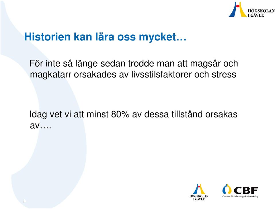 orsakades av livsstilsfaktorer och stress Idag