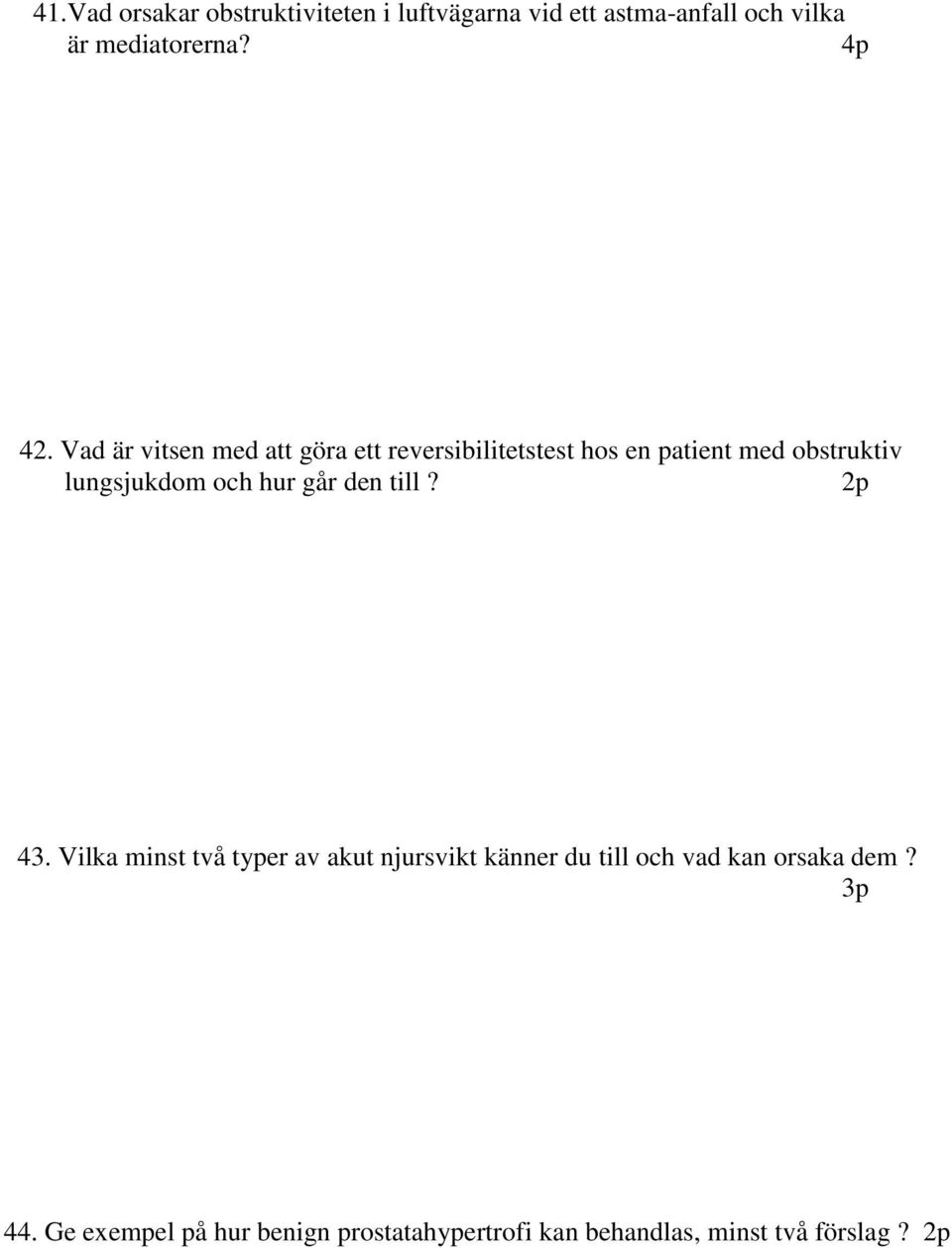 Vad är vitsen med att göra ett reversibilitetstest hos en patient med obstruktiv lungsjukdom