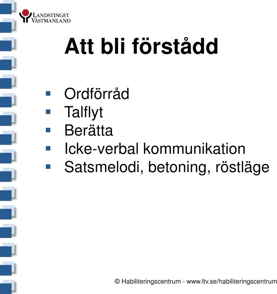 Berätta Icke-verbal