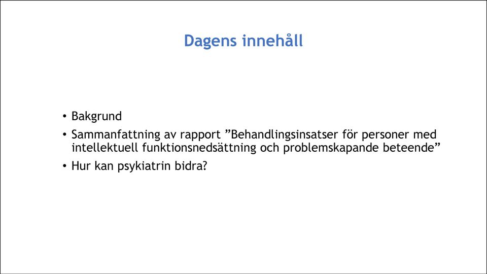 intellektuell funktionsnedsättning och