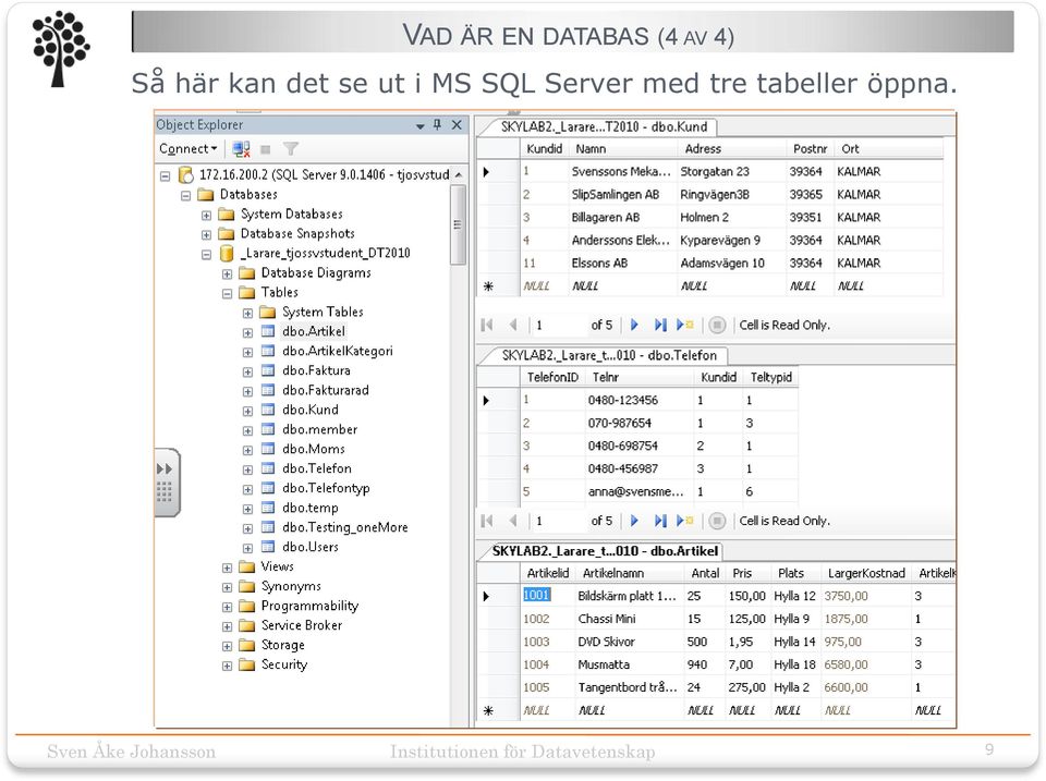 se ut i MS SQL Server