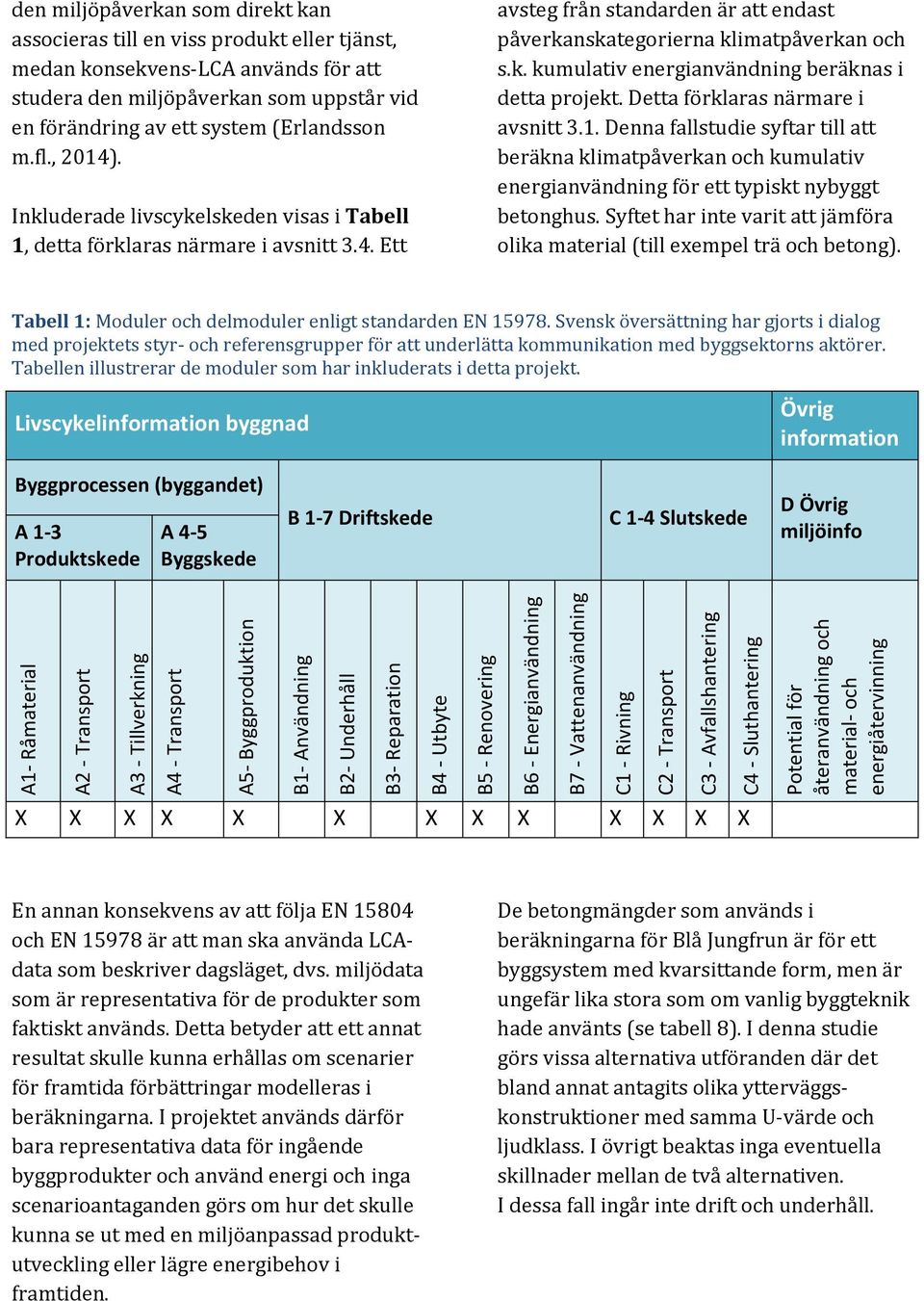 eller tjänst, medan konsekvens-lca används för att studera den miljöpåverkan som uppstår vid en förändring av ett system (Erlandsson m.fl., 2014).