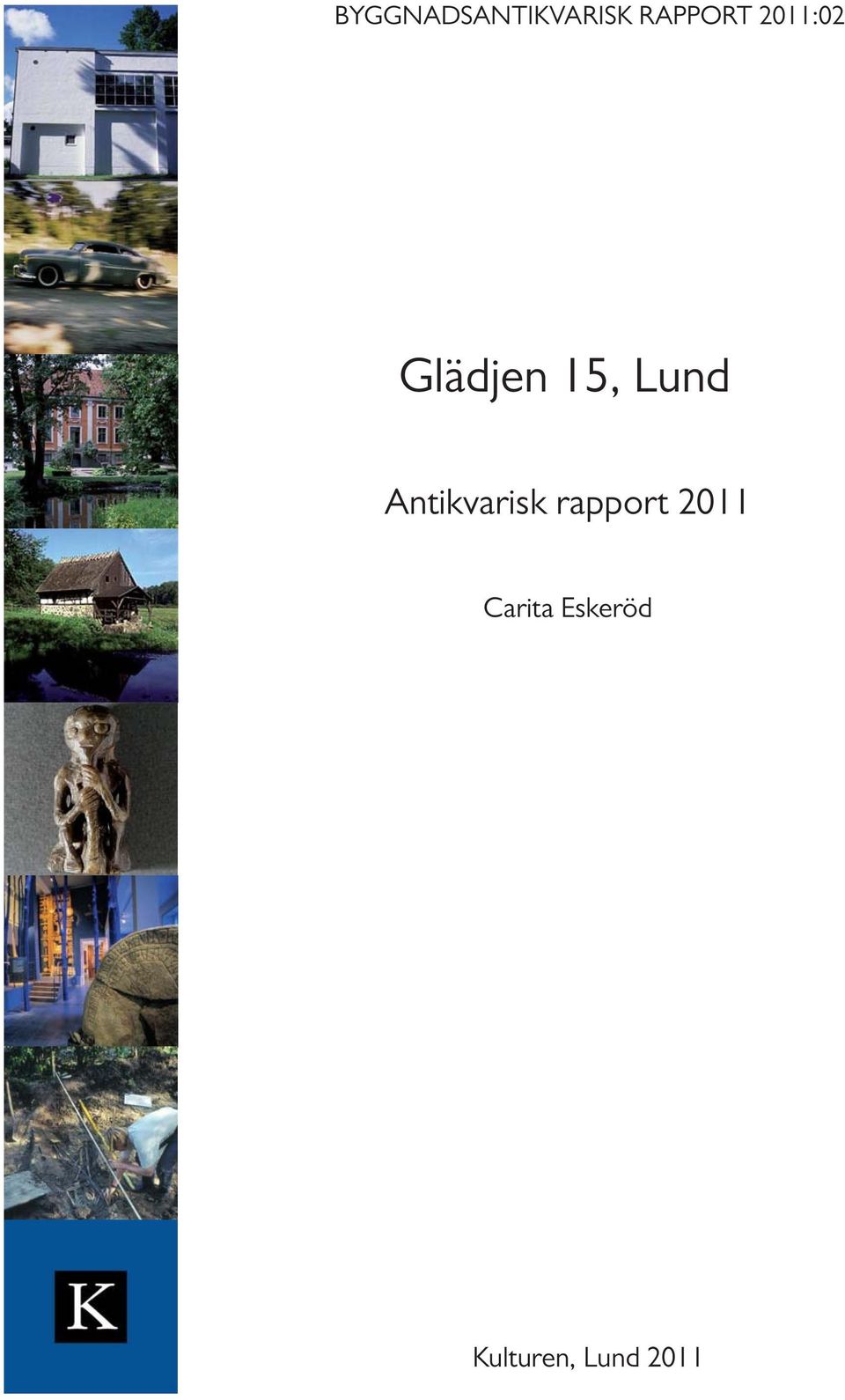 Antikvarisk rapport 2011