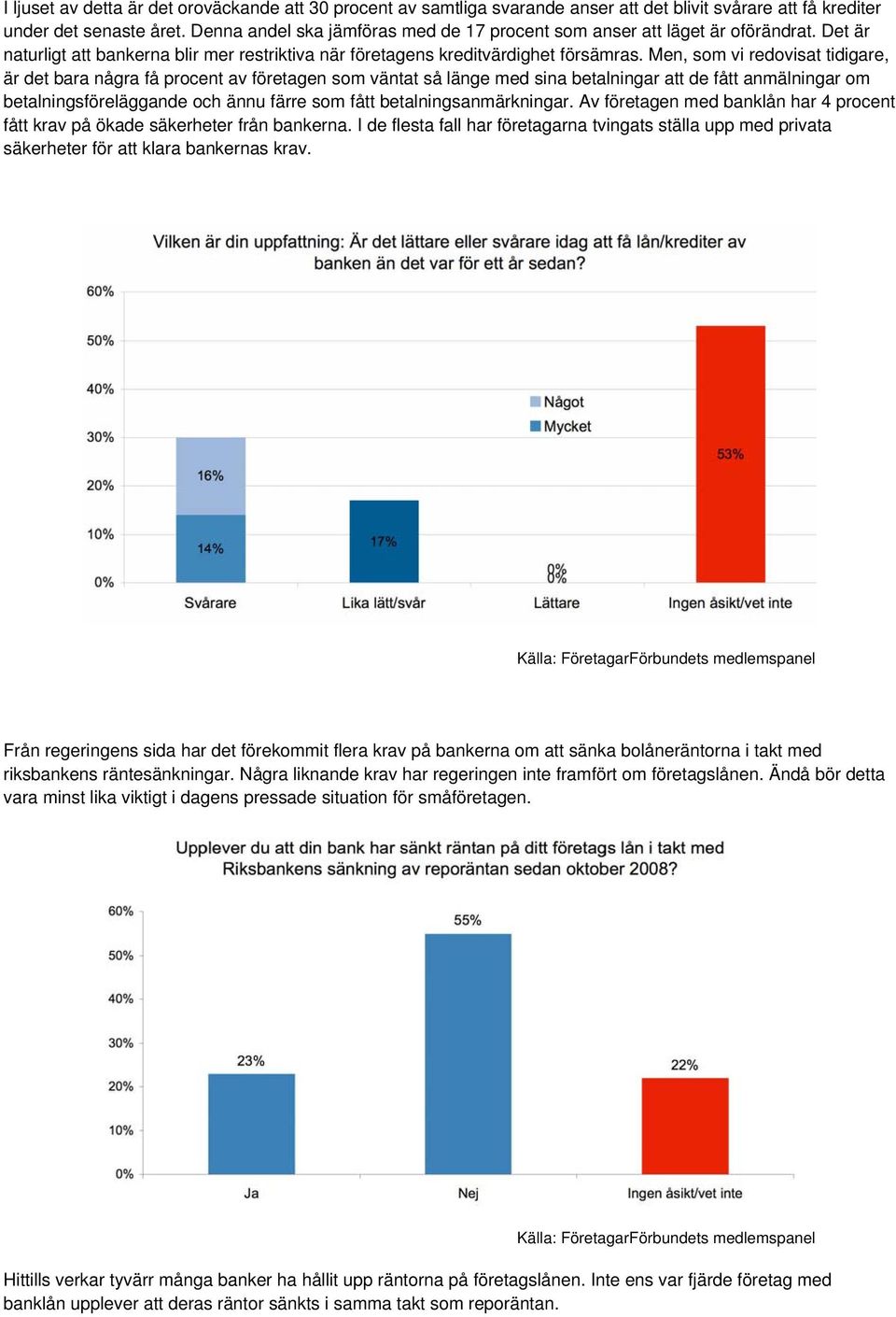 Men, som vi redovisat tidigare, är det bara några få procent av företagen som väntat så länge med sina betalningar att de fått anmälningar om betalningsföreläggande och ännu färre som fått