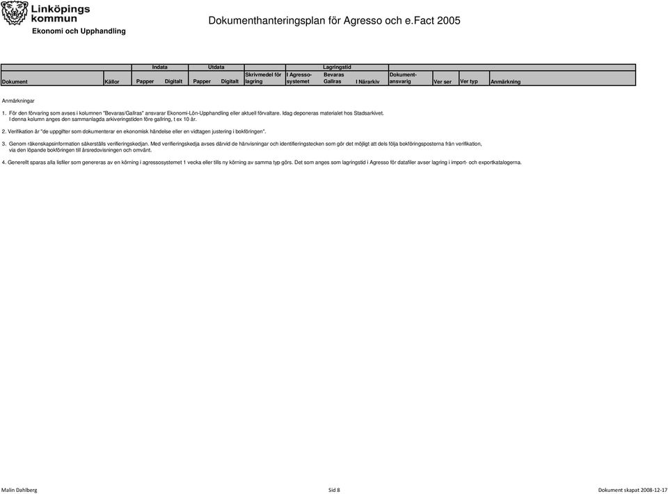 Verifikation är "de uppgifter som dokumenterar en ekonomisk händelse eller en vidtagen justering i bokföringen". 3. Genom räkenskapsinformation säkerställs verifieringskedjan.