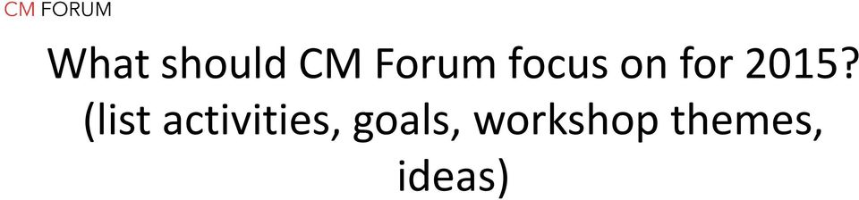 (list activities,