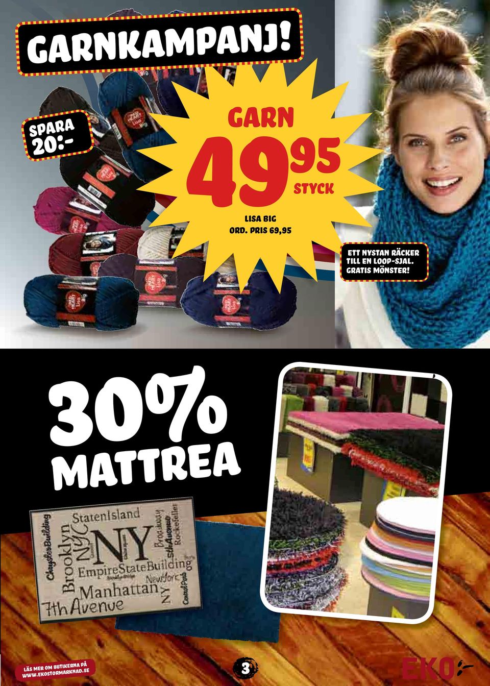 pris 69,95 Ett nystan räcker