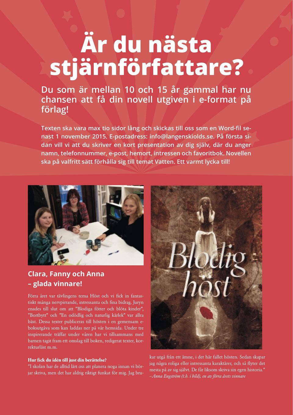 nast 1 november 2015. E-postadress: info@langenskiolds.se.