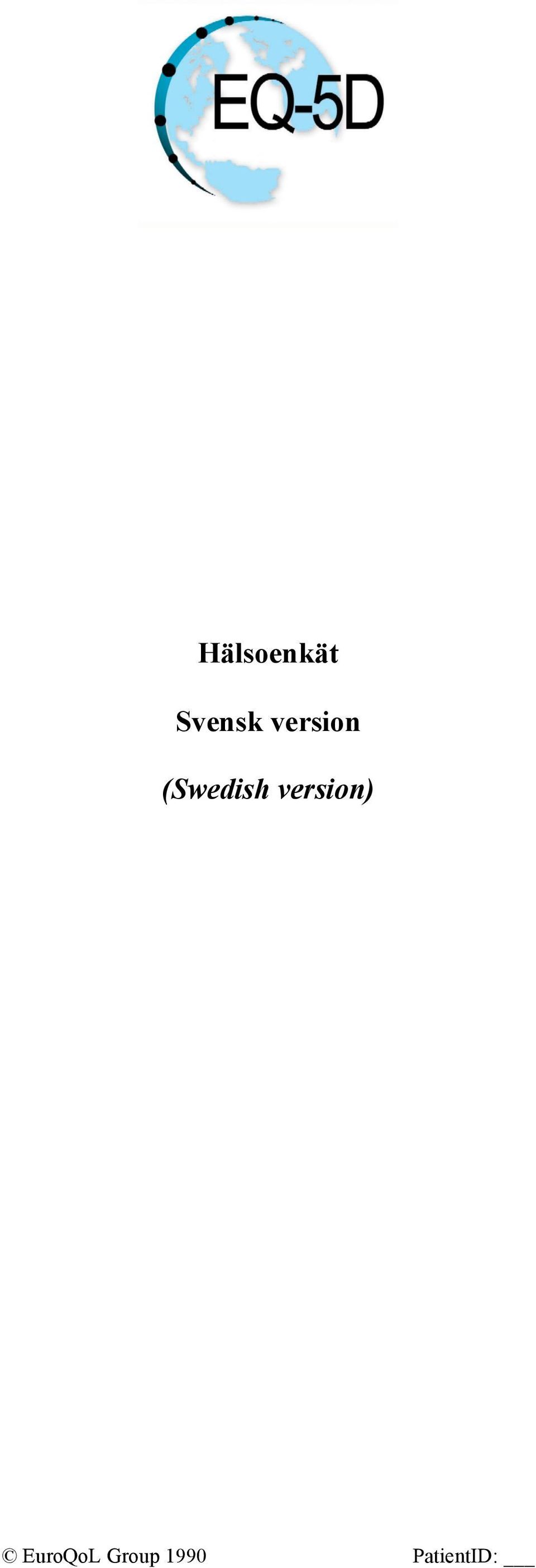 version) EuroQoL