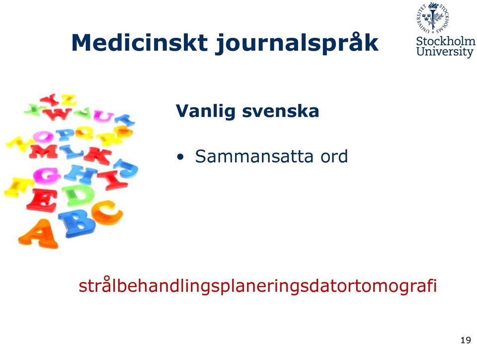 Sammansatta ord