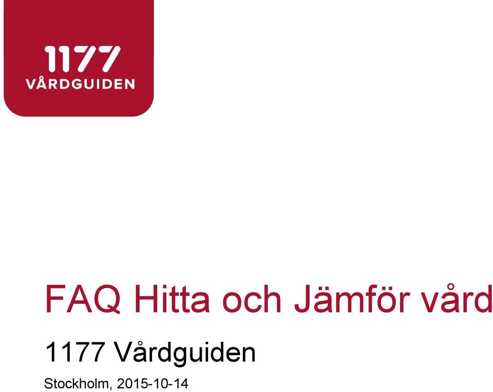 1177 Vårdguiden