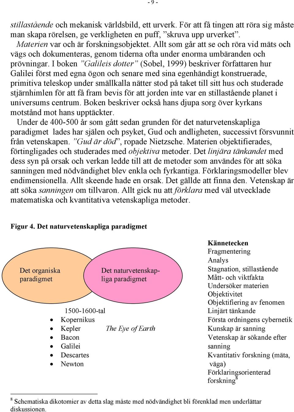I boken Galileis dotter (Sobel, 1999) beskriver författaren hur Galilei först med egna ögon och senare med sina egenhändigt konstruerade, primitiva teleskop under smällkalla nätter stod på taket till