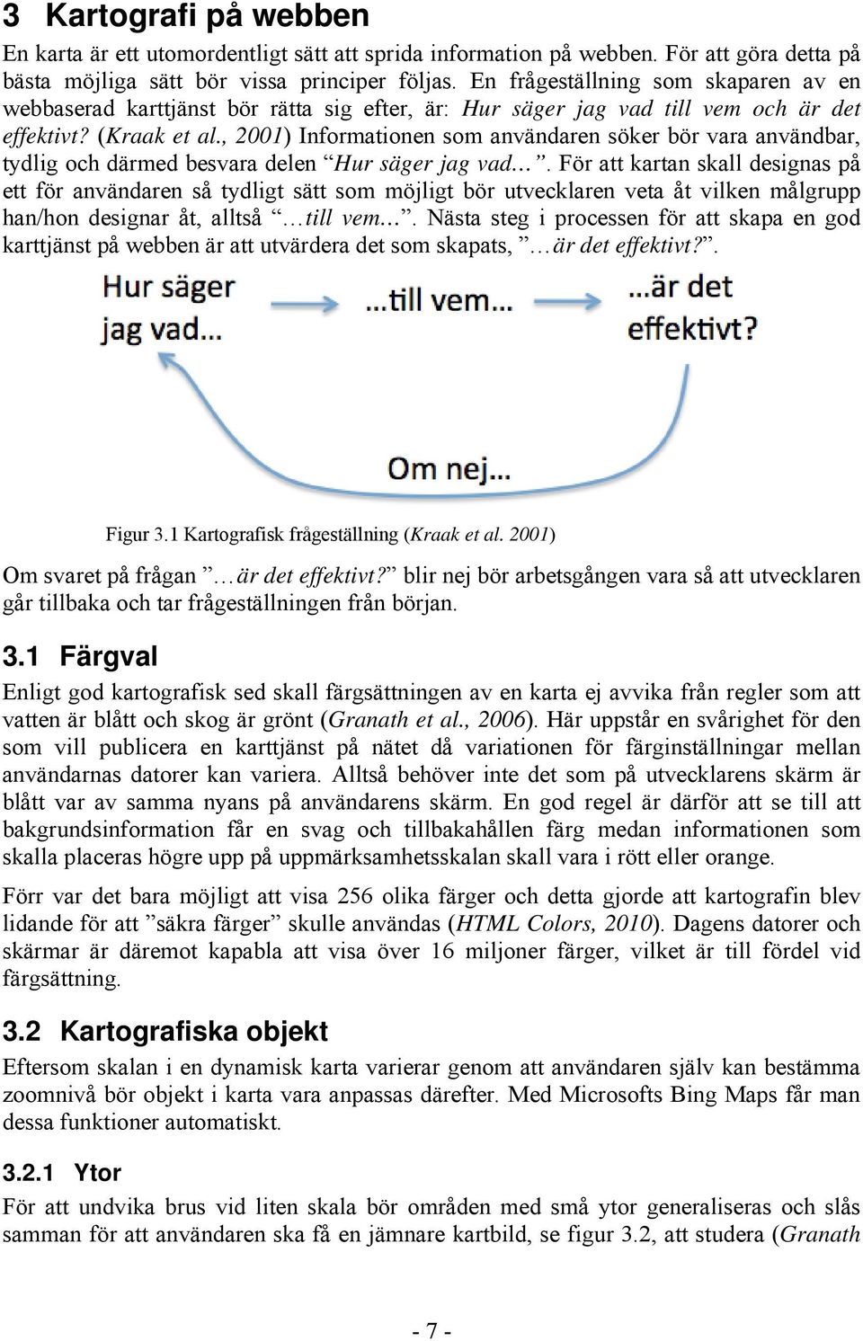 , 2001) Informationen som användaren söker bör vara användbar, tydlig och därmed besvara delen Hur säger jag vad.