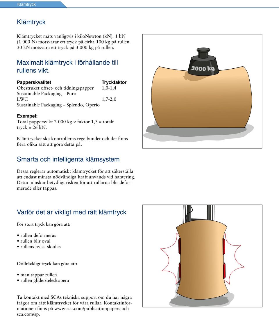 Papperskvalitet Tryckfaktor Obestruket offset- och tidningspapper 1,0-1,4 Sustainable Packaging Puro LWC 1,7-2,0 Sustainable Packaging Splendo, Operio Exempel: Total pappersvikt 2 000 kg faktor 1,3 =