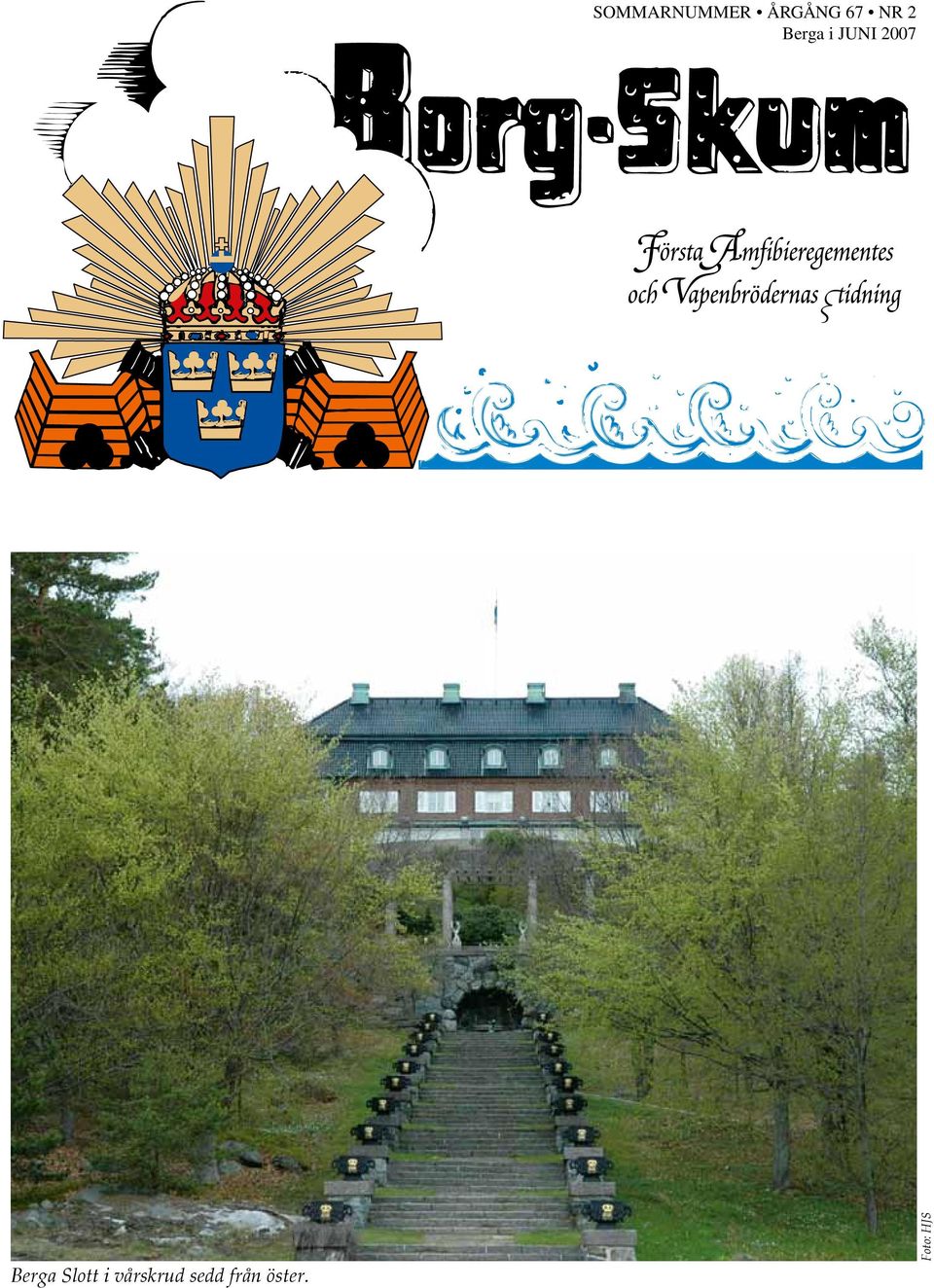 Berga Slott i vårskrud