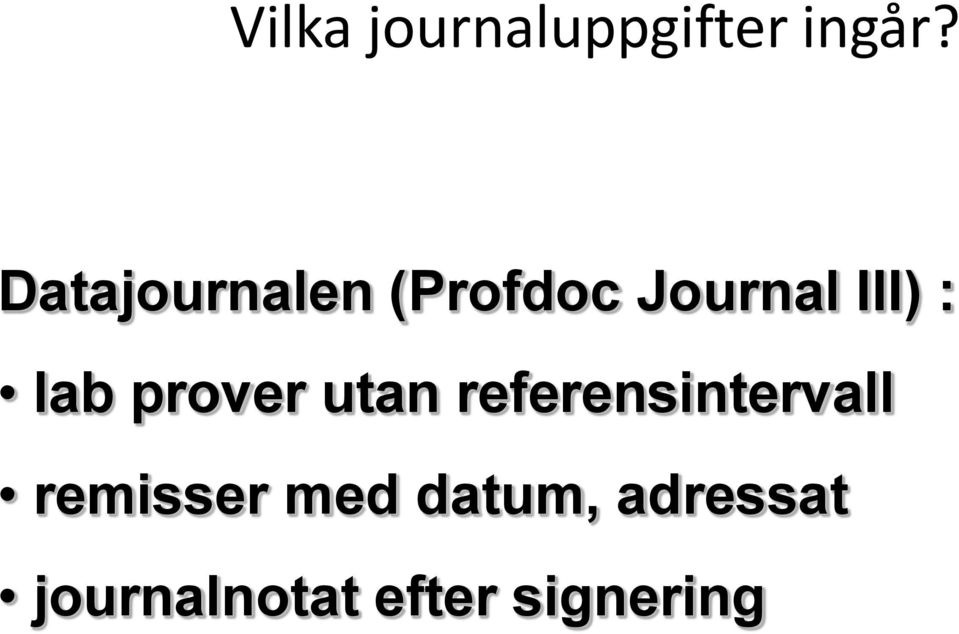 lab prover utan referensintervall