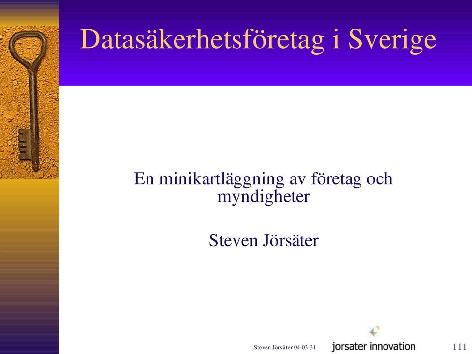 och myndigheter Steven