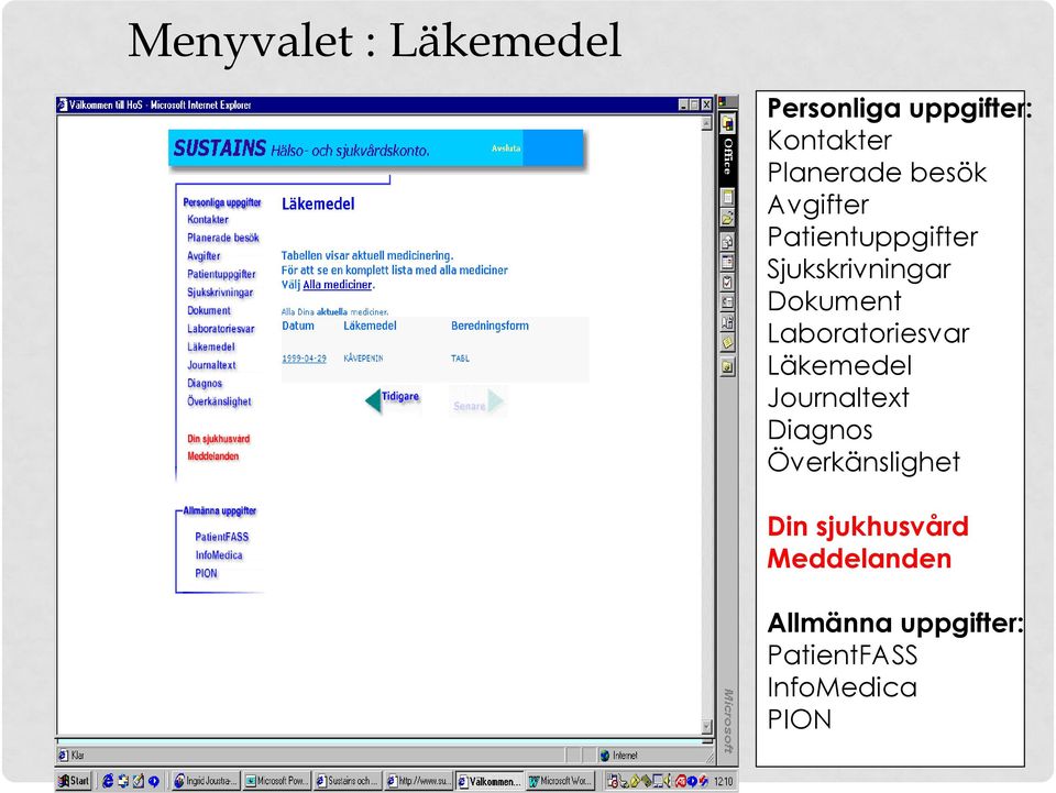 Laboratoriesvar Läkemedel Journaltext Diagnos Överkänslighet Din