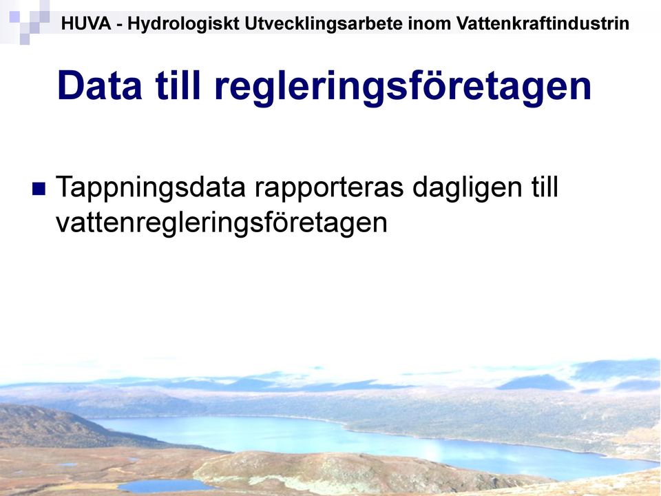 Tappningsdata