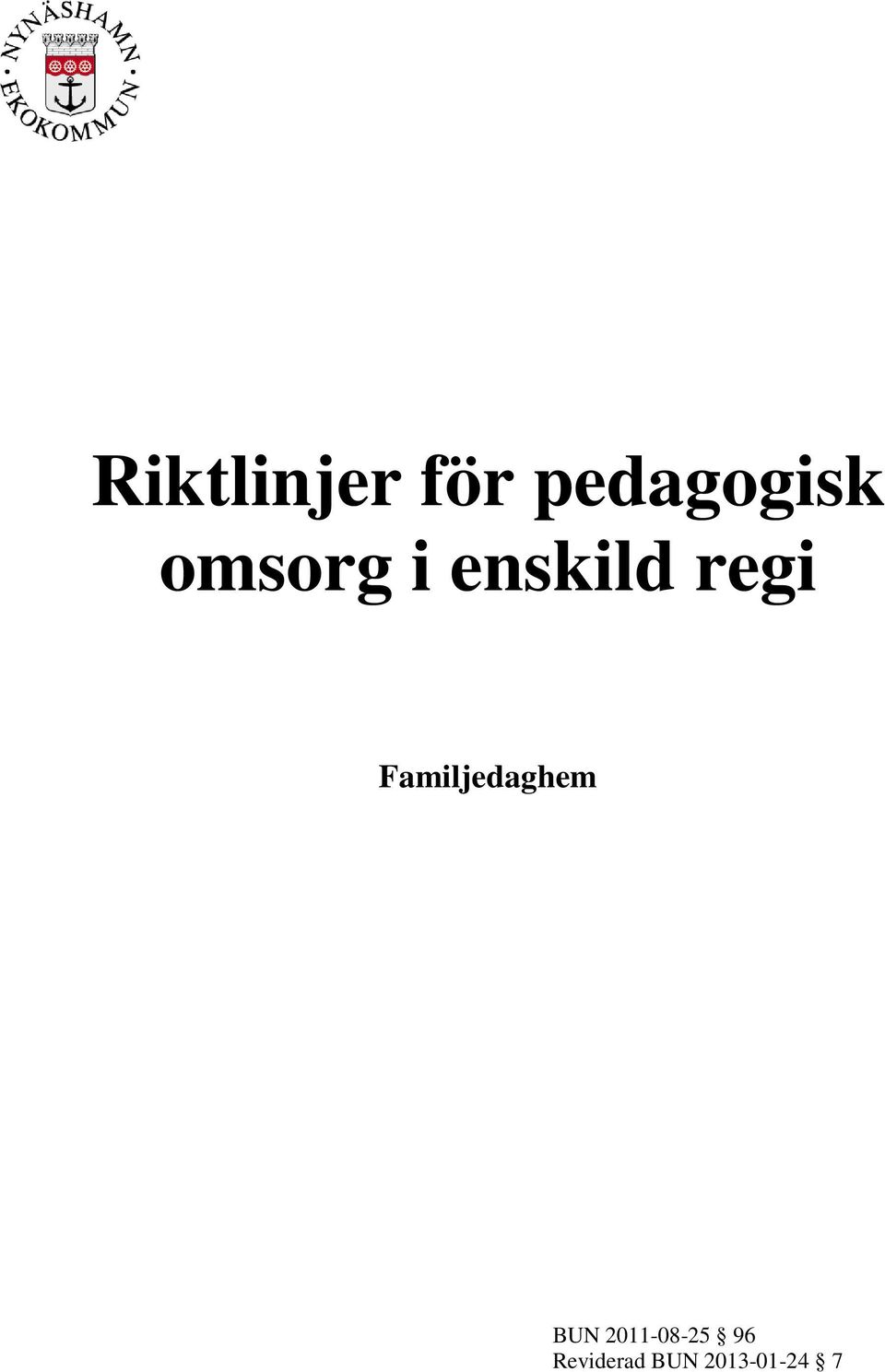 Familjedaghem BUN