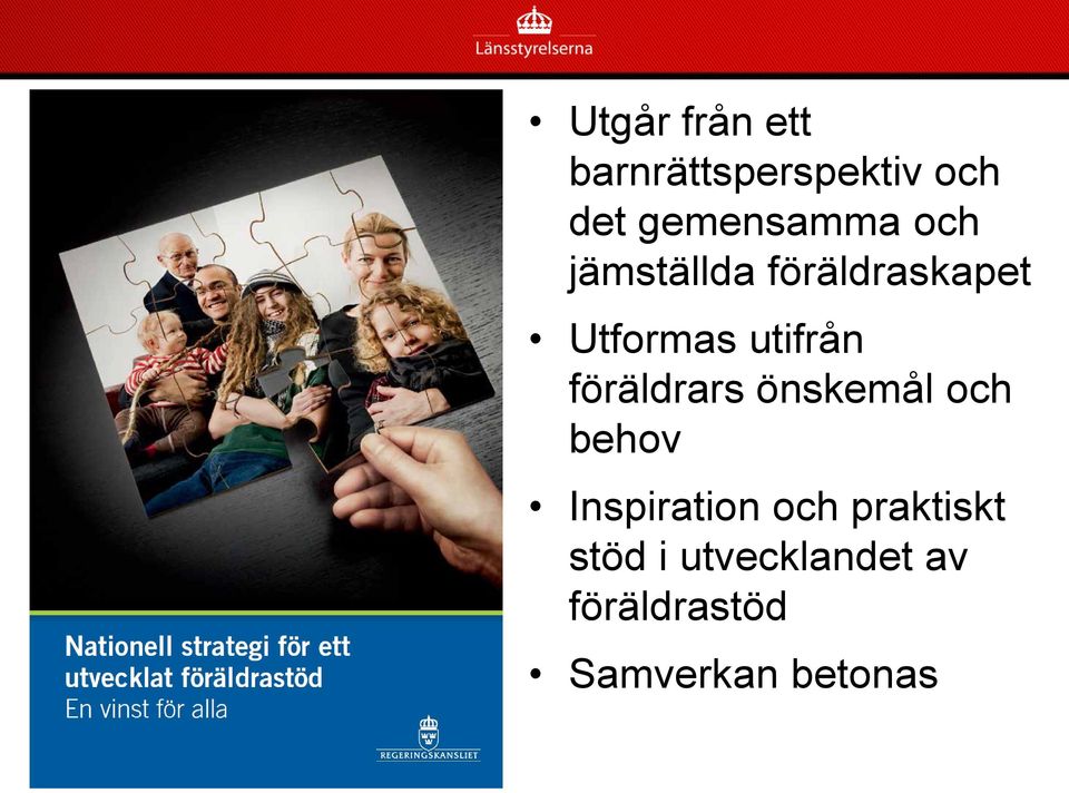 utifrån föräldrars önskemål och behov Inspiration