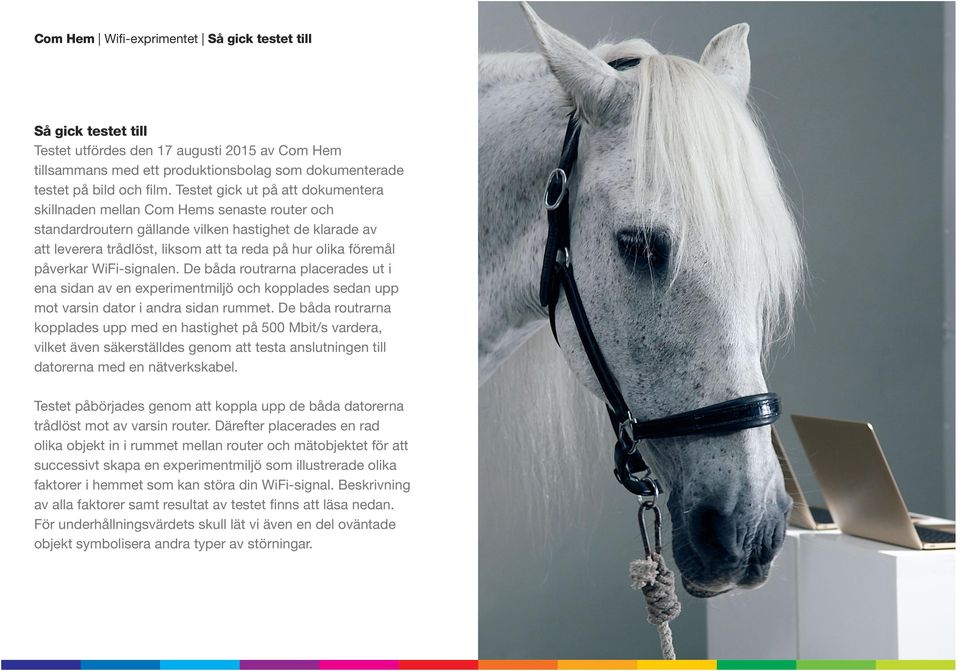 påverkar WiFi-signalen. De båda routrarna placerades ut i ena sidan av en experimentmiljö och kopplades sedan upp mot varsin dator i andra sidan rummet.