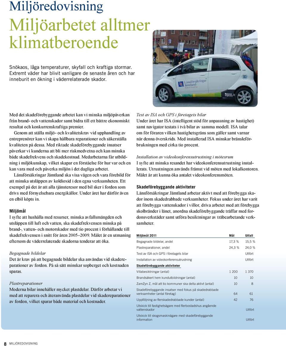 Med det skadeförebyggande arbetet kan vi minska miljöpåverkan från brand- och vattenskador samt bidra till ett bättre ekonomiskt resultat och konkurrenskraftiga premier.