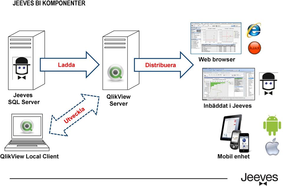 Server QlikView Server Inbäddat i
