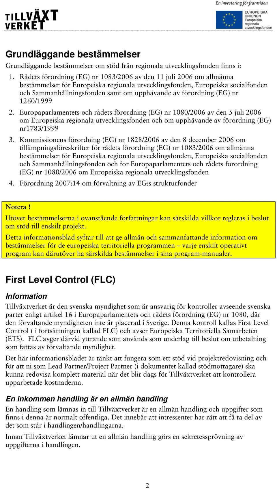 förordning (EG) nr 1260/1999 2.