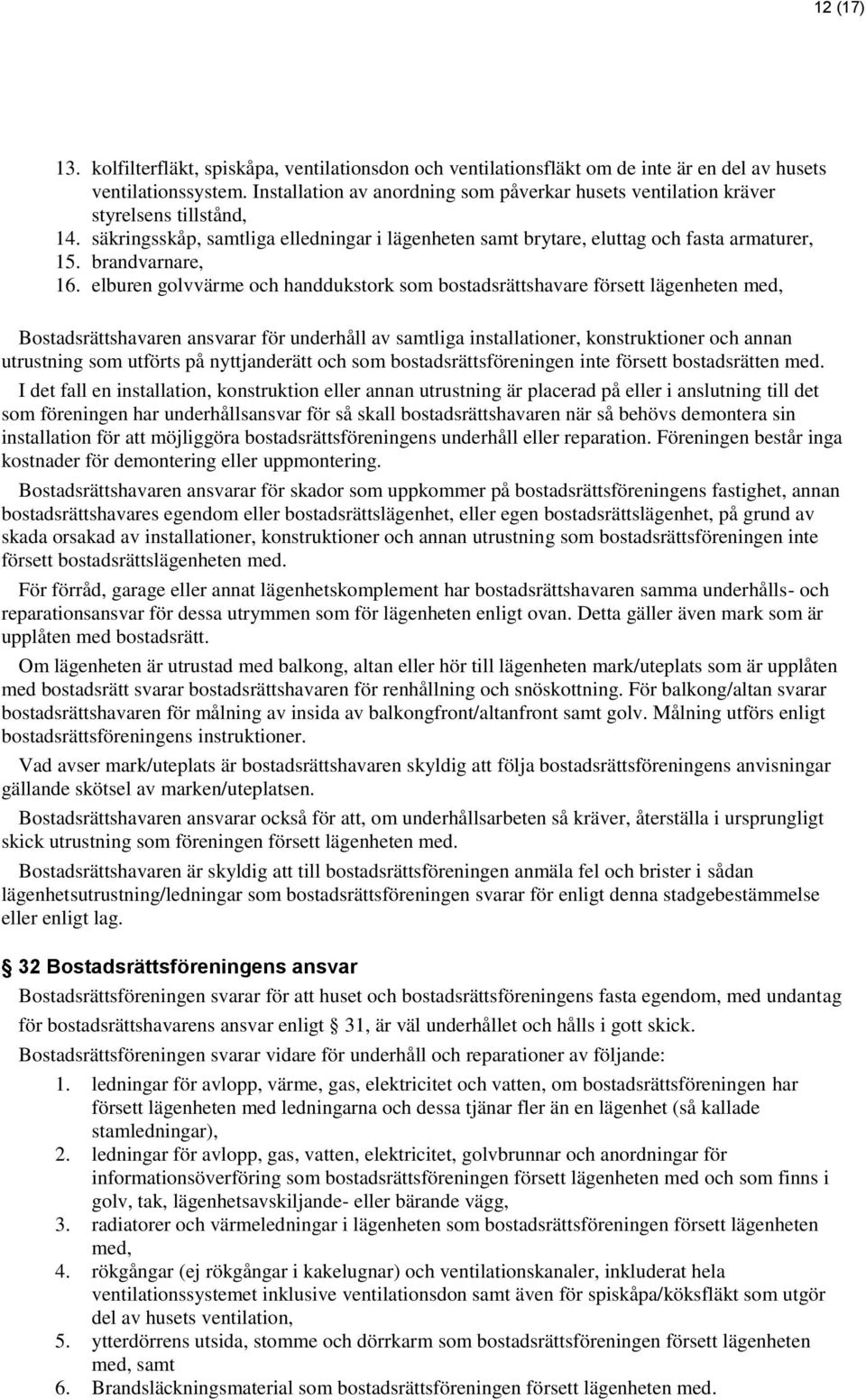 brandvarnare, 16.
