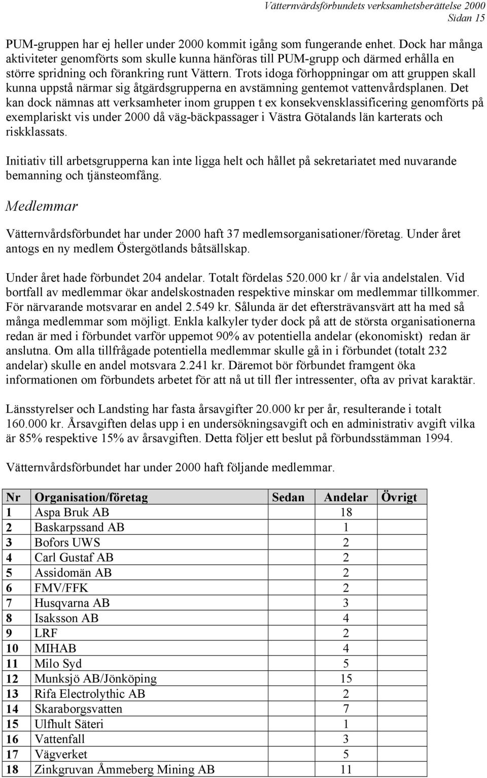 Trots idoga förhoppningar om att gruppen skall kunna uppstå närmar sig åtgärdsgrupperna en avstämning gentemot vattenvårdsplanen.