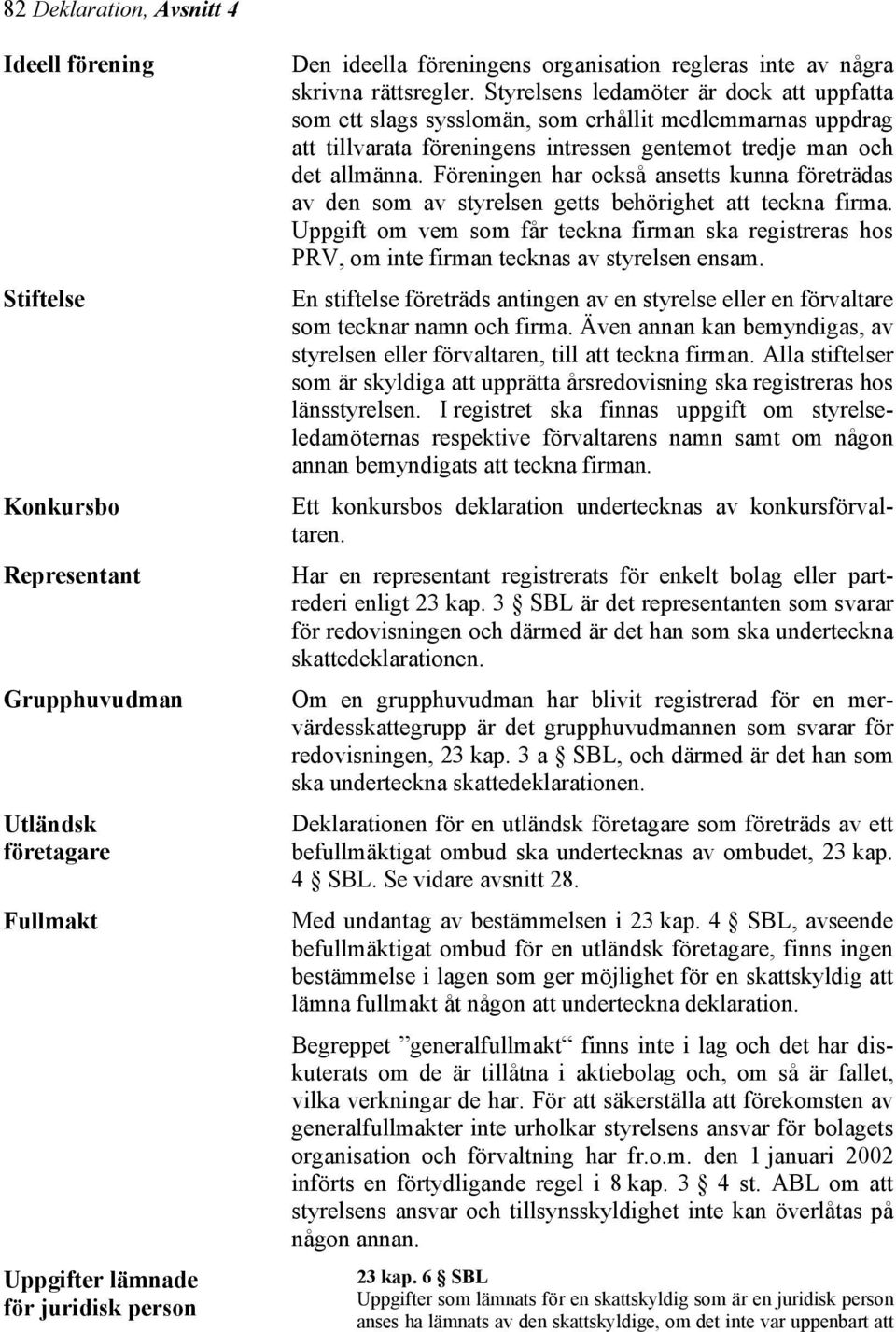 Styrelsens ledamöter är dock att uppfatta som ett slags sysslomän, som erhållit medlemmarnas uppdrag att tillvarata föreningens intressen gentemot tredje man och det allmänna.