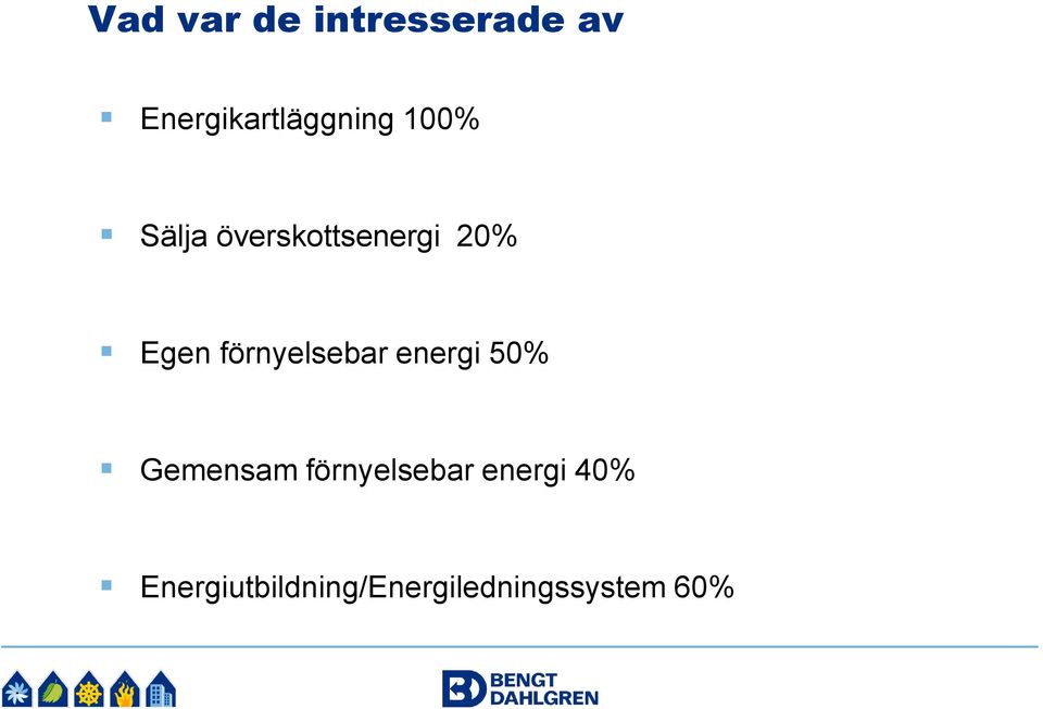 förnyelsebar energi 50% Gemensam förnyelsebar