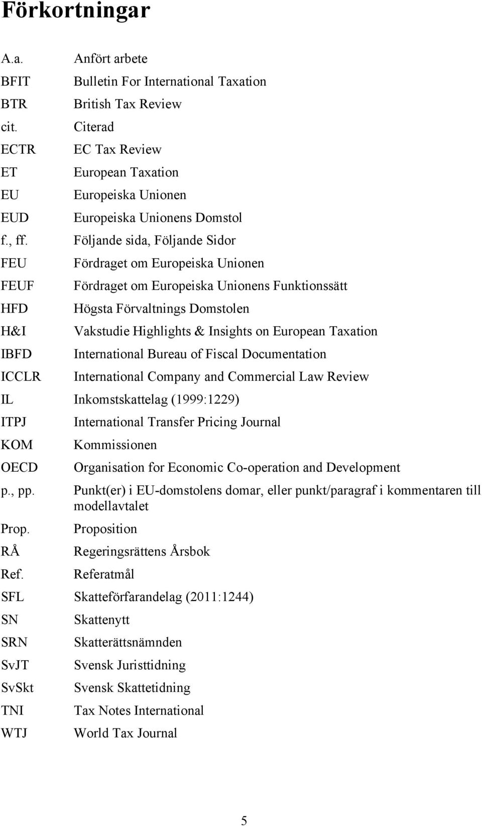 Följande Sidor Fördraget om Europeiska Unionen Fördraget om Europeiska Unionens Funktionssätt Högsta Förvaltnings Domstolen Vakstudie Highlights & Insights on European Taxation International Bureau