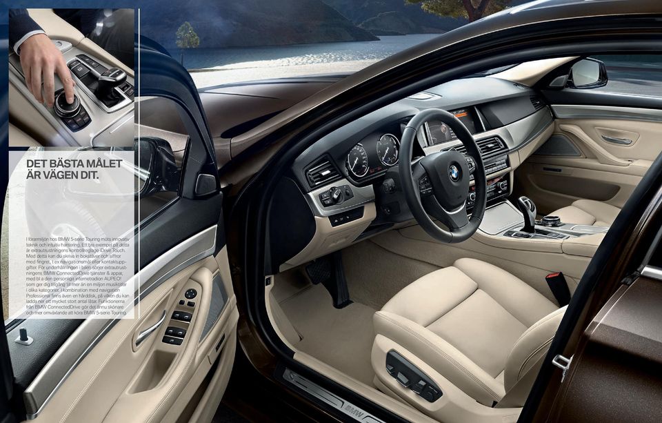För underhållningen i bilen sörjer extrautrustningens BMW ConnectedDrive tjänster & appar, med bl a den personliga internetradion AUPEO!
