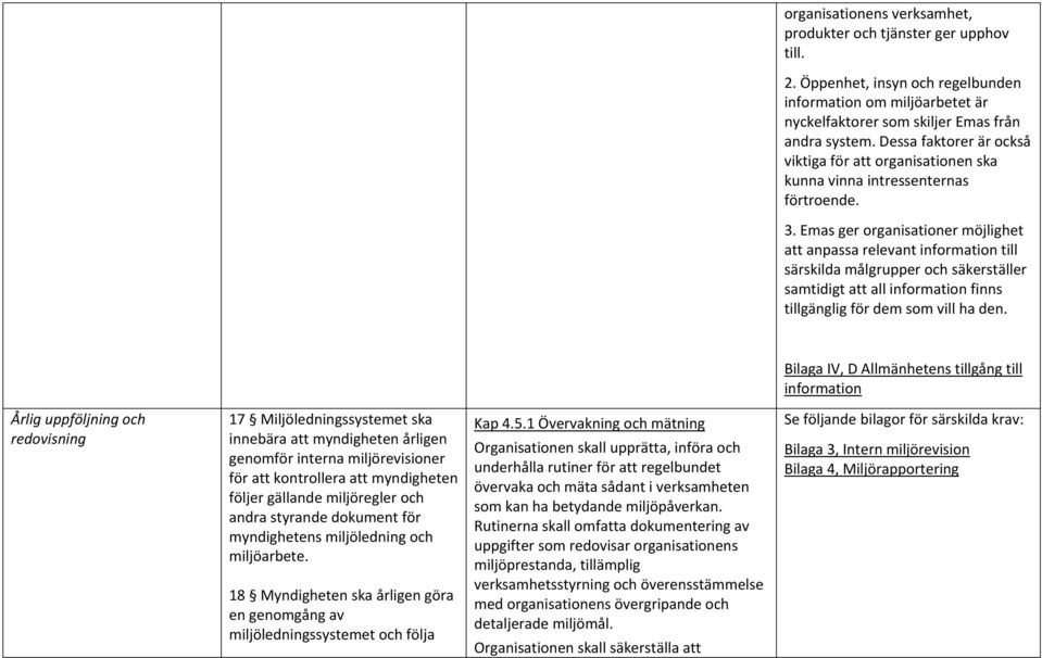 Emas ger organisationer möjlighet att anpassa relevant information till särskilda målgrupper och säkerställer samtidigt att all information finns tillgänglig för dem som vill ha den.