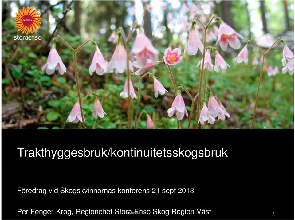 21 sept 2013 Per Fenger-Krog, Regionchef